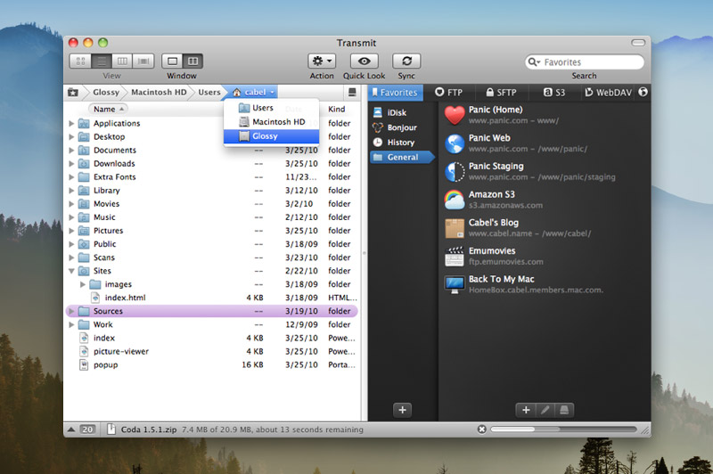 Free filezilla for mac downloads