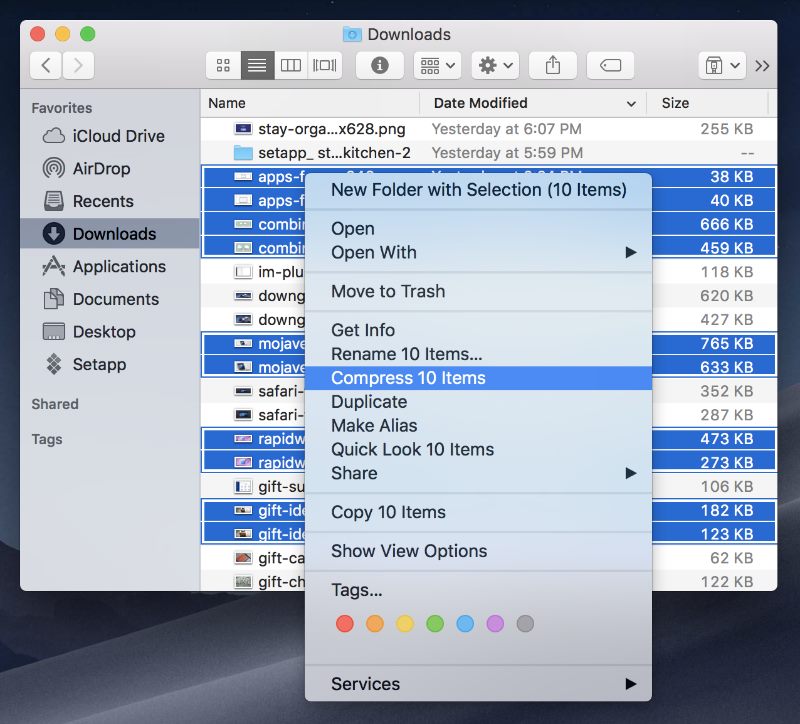 How To Create A Zip Folder On Mac