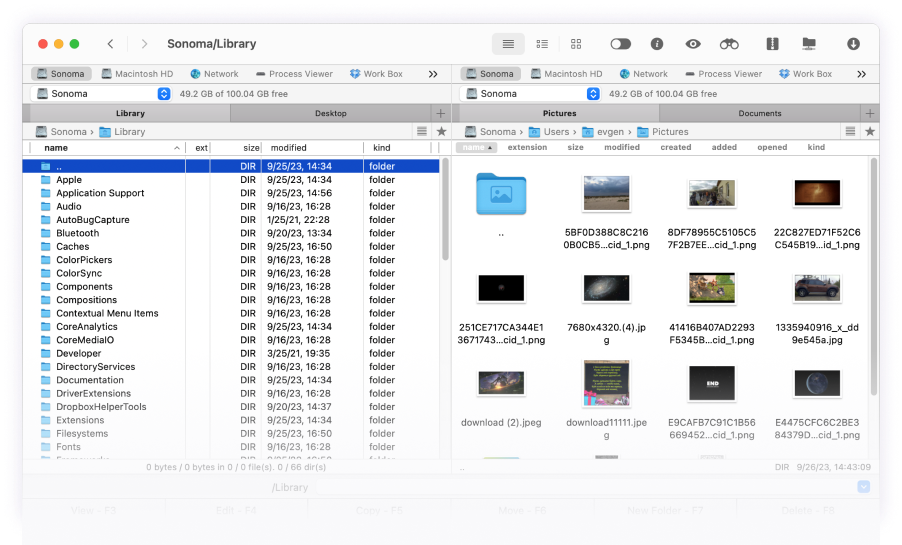 File manager for Mac