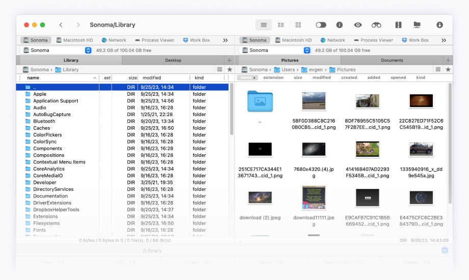 File manager for Mac