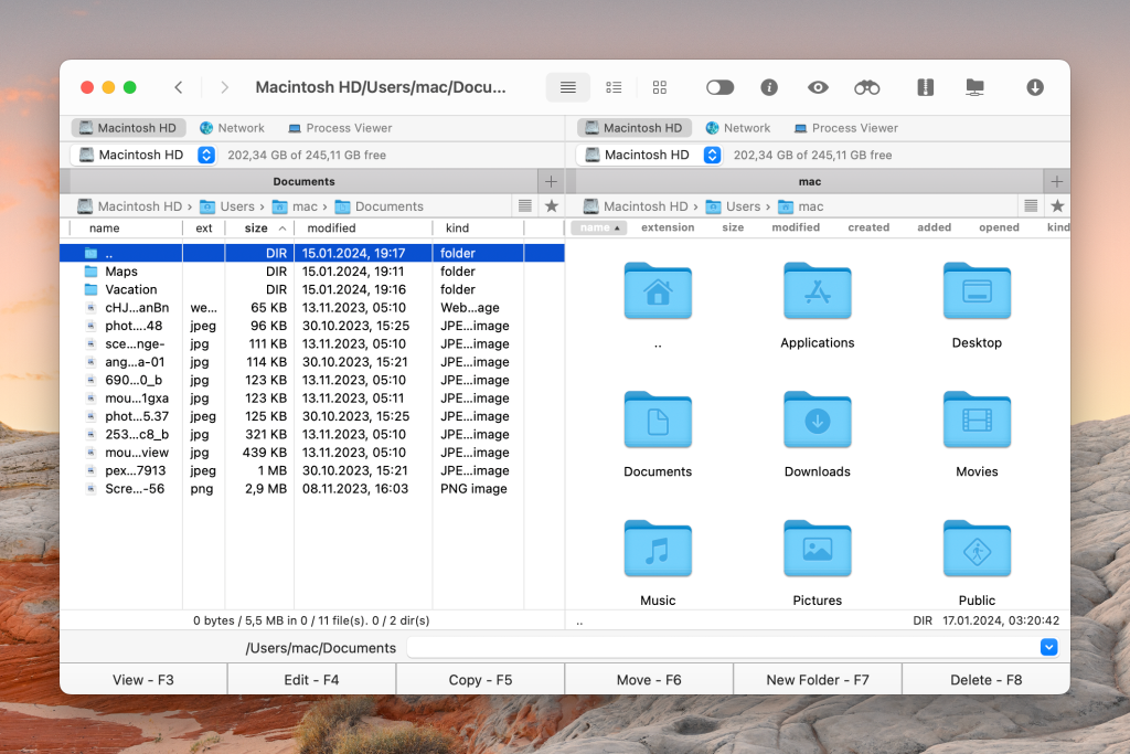  Transfer files between different cloud storages with Commander One