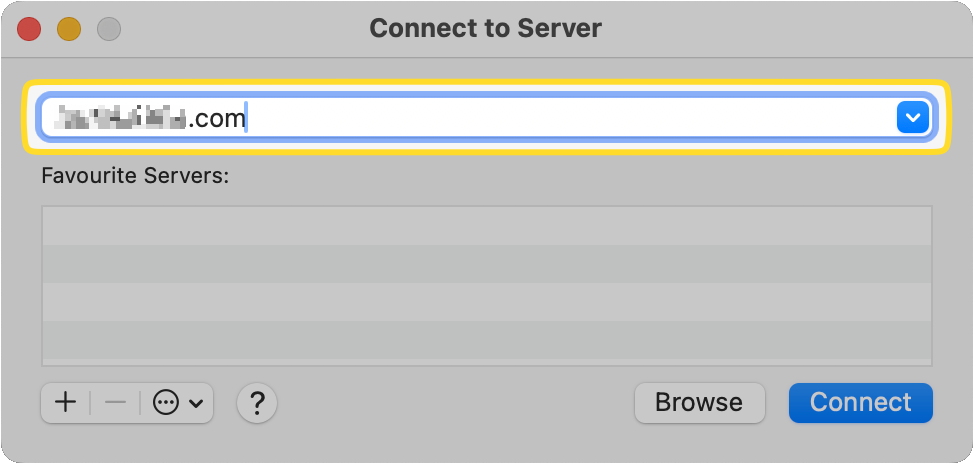 Verbinding maken met servervenster.