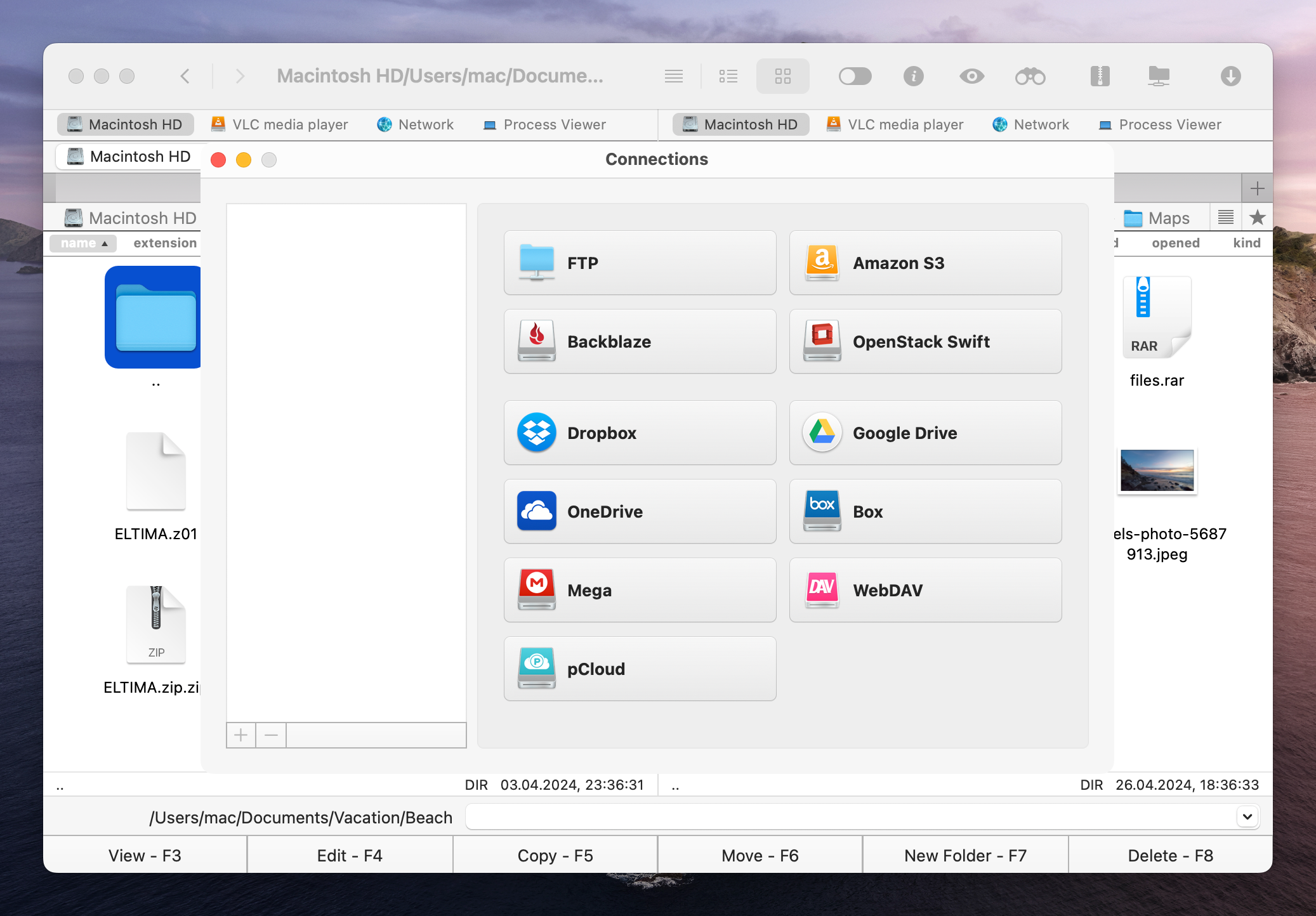 Top cloud storage services on macOS supported by Commander One