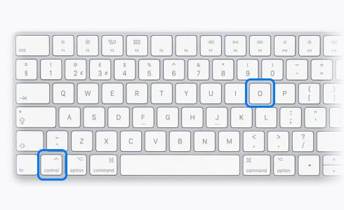 Step 3 press Ctrl+O